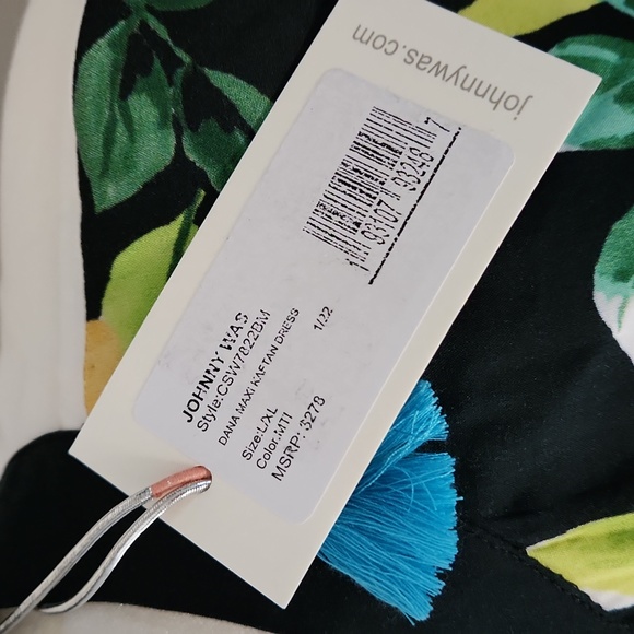 **2x HP**Nwt Johnny Was Dana Maxi Kaftan Dress - Picture 15 of 15